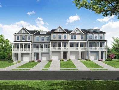 New construction Townhouse house 453 Katies Scenic Ct, Charleston, SC 29492 plan Georgetown - image