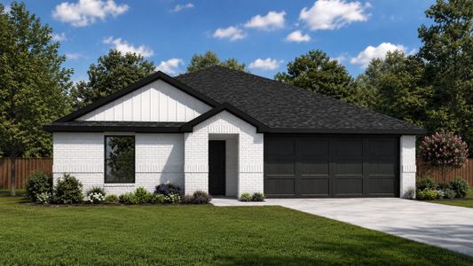 New construction Single-Family house 12256 Lexington Heights Dr, Willis, TX 77318 plan Austin - image