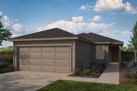 New construction Single-Family house 403 Aurora Dr, Maxwell, TX 78656 plan 1361 Modeled - image