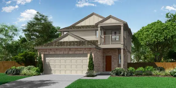 New construction Single-Family house 12521 Sea Gull Wy, Manor, TX 78653 plan Irving - image