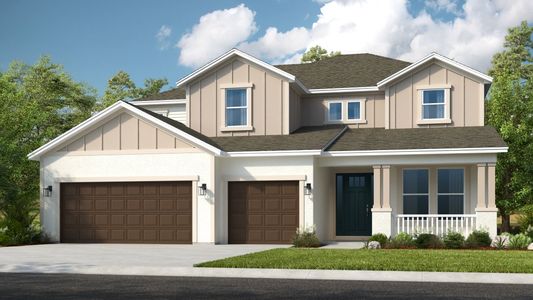 New construction Single-Family house 1571 Trailhead Ln, Zephyrhills, FL 33541 plan Saint Lucia - image