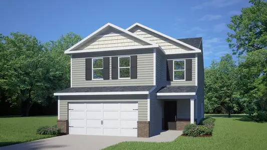 New construction Single-Family house 605 Tradition Farm Pl, Wendell, NC 27591 plan Walden - image