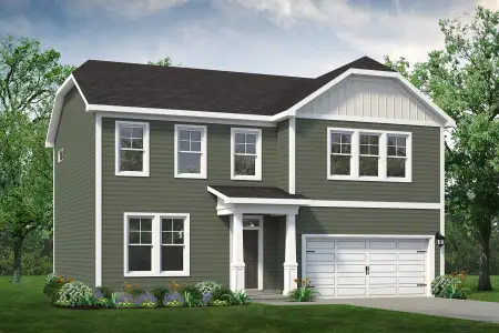 New construction Single-Family house 54 Baird Cove Ln, Angier, NC 27501 plan The Hawthorne - image