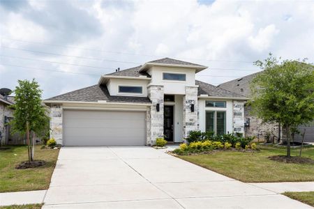 New construction Single-Family house 30142 Gold Finch Pl, Fulshear, TX 77441 Design 2357W- photo 0