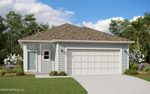 New construction Single-Family house 243 Bluegrass Wy, St. Augustine, FL 32092 plan Avondale - image