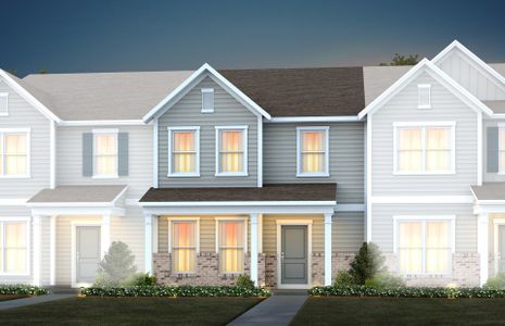 New construction Townhouse house 278 Fosterton Cottage Wy, Raleigh, NC 27603 plan Sedona - image