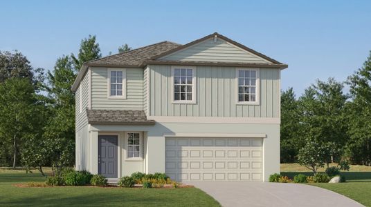 New construction Single-Family house 9416 Azure Breeze Ave, Parrish, FL 34221 plan Atlanta - image