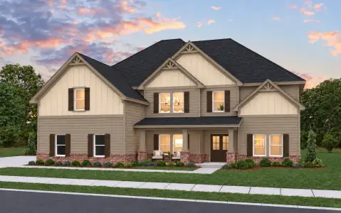 New construction Single-Family house Fayetteville, GA 30214 plan Brookdale - 19444 - image