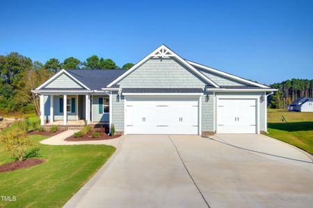 New construction Single-Family house 45 Winterwood Dr, Benson, NC 27504 Red Camellia- photo 0 0