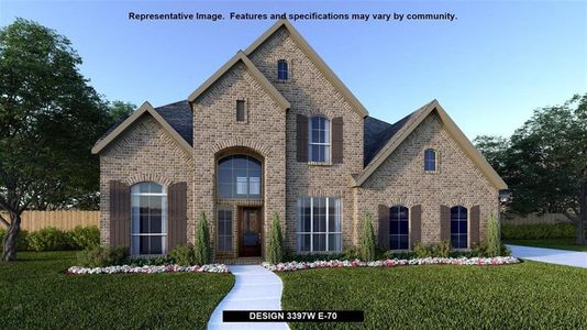 New construction Single-Family house 21719 White Peacock Dr, Cypress, TX 77433 Design 3397W- photo 0