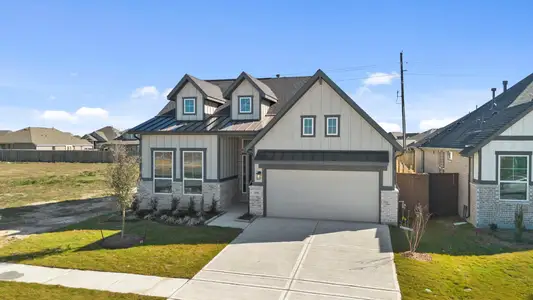 New construction Single-Family house 14814 Buffalo Head St, Mont Belvieu, TX 77523 plan Lauren 50′ Lot - image