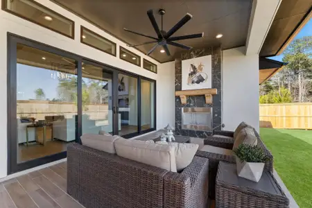 New construction Single-Family house 107 Shoveler Duck Way, Magnolia, TX 77354 plan Silverton - image