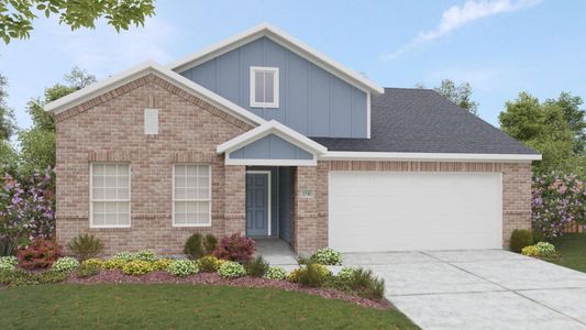 New construction Single-Family house 125 Pella Pass, San Marcos, TX 78666 plan Meyerson - image