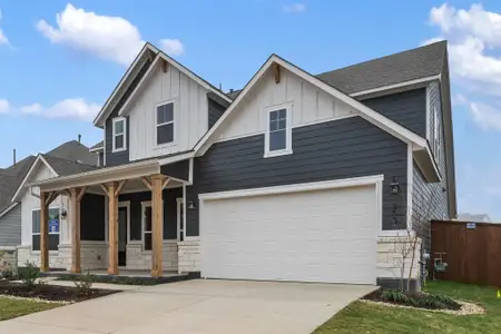 New construction Single-Family house 17200 Genista Wy, Pflugerville, TX 78660 plan Hathaway - image