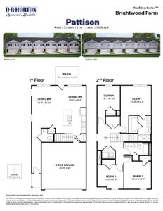 New construction Townhouse house 7034 Eclipse Trl, Whitsett, NC 27377 plan PATTISON - DRHE - image