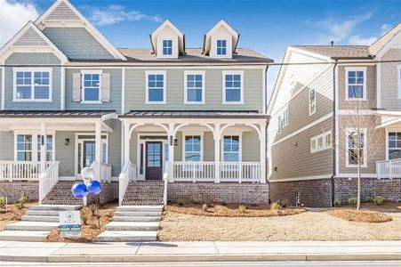 New construction Townhouse house 160 Palm St, Holly Springs, GA 30115 Holly- photo 0