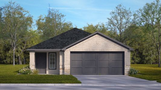 New construction Single-Family house 2017 Arbuckle Dr, Leander, TX 78641 plan The Caroline - image