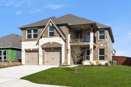 New construction Single-Family house 3711 Ironwood St, Midlothian, TX 76065 Princeton 2F-EW- photo 0