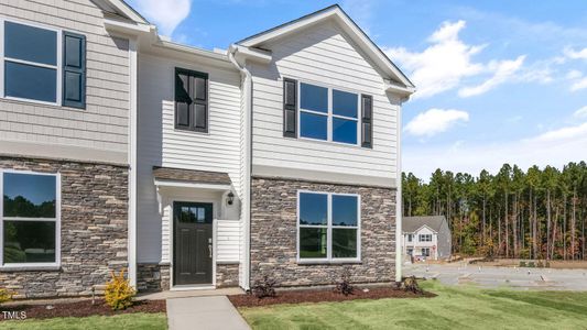 New construction Townhouse house 537 Old Battle Bridge Rd, Wendell, NC 27591 Collin- photo 22 22