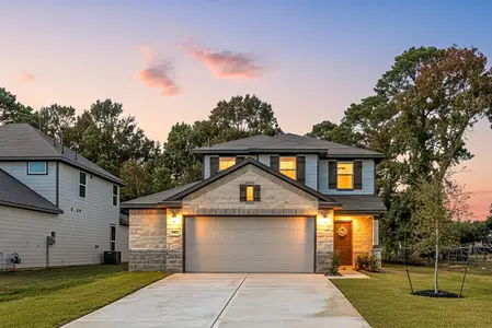 New construction Single-Family house 12247 Danza Dr, Willis, TX 77318 plan Mansfield - image