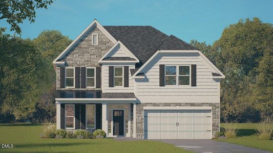 New construction Single-Family house 409 Falls Bluff Dr, Wake Forest, NC 27587 plan Fleetwood - image