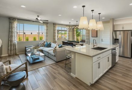 New construction Single-Family house 21501 E Timberline Rd, Queen Creek, AZ 85142 plan 3521 Elevation C - image