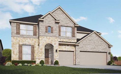 New construction Single-Family house 2297 Slate Dr, Waxahachie, TX 75167 plan Cornell - image
