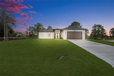 New construction Single-Family house 745 Chapman Ave S, Lehigh Acres, FL 33974 - image