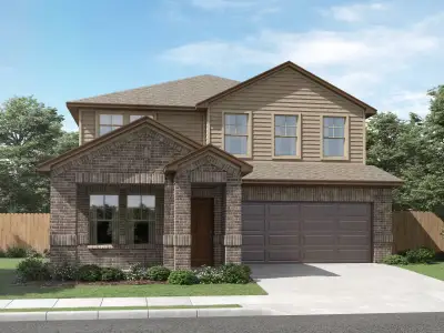 New construction Single-Family house 10215 Briceway Gap, San Antonio, TX 78254 plan The Reynolds (890) - image