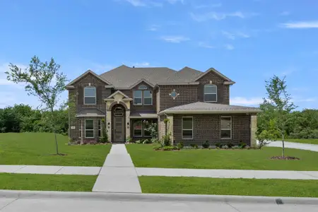 New construction Single-Family house 513 S Hidden Lakes Dr, DeSoto, TX 75115 plan Remington 2FS (w/Media) - image