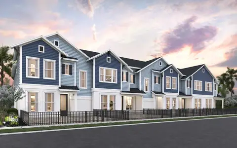 New construction Single-Family house 3528 Caspian Chervil St, Wesley Chapel, FL 33543 plan The Waterborne - image