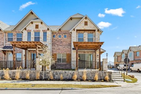New construction Townhouse house 1200 Armstrong, The Colony, TX 75056 plan Turnberry - image