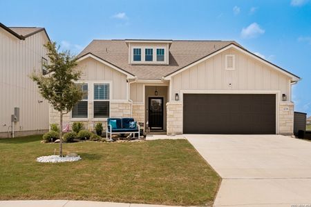 New construction Single-Family house 2038 Newforest Peak, New Braunfels, TX 78130 plan Sunrise View - image