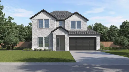 New construction Single-Family house 2321 Bronc Buster Wy, Leander, TX 78641 plan The Ingram - image