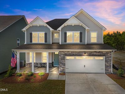 New construction Single-Family house 913 Diana Victoria Ct, Wendell, NC 27591 plan The Willow D - image