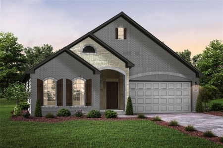 New construction Single-Family house 1702 Homewood Point Lane, Rosharon, TX 77583 Frost- photo 0