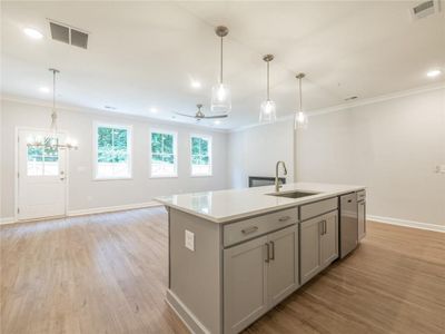 New construction Townhouse house 546 Feldspar Wy, Lawrenceville, GA 30043 - image 9