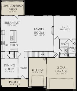 New construction Single-Family house 1357 Ewing Chapel Rd, Dacula, GA 30019 plan Hope - image 3