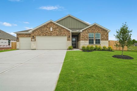 New construction Single-Family house 11418 Youngquist Dr, Mont Belvieu, TX 77535 plan Brazos - image