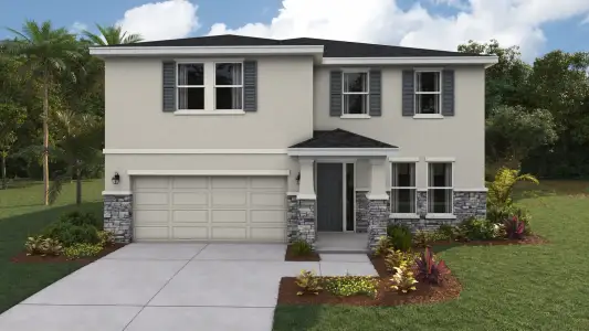 New construction Single-Family house 9452 Bella Mar Trl, Parrish, FL 34219 plan Holden - image