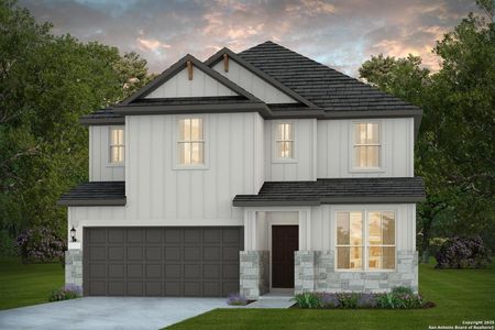 New construction Single-Family house 4044 Paddock Trl, Seguin, TX 78155 plan Riverdale - image