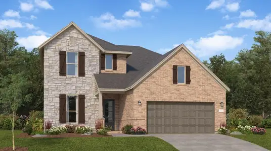 New construction Single-Family house 31134 Riley Heights Dr, Fulshear, TX 77441 plan Memorial - image