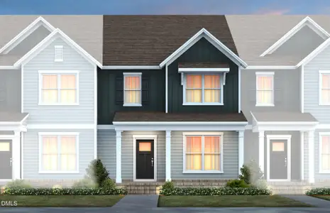 New construction Townhouse house 833 Weavers Abbey Pl, Knightdale, NC 27545 plan Sedona - image