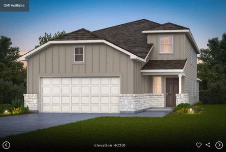 New construction Single-Family house 1116 Paradise Canyon Cv, Jarrell, TX 76537 plan Fentress - image
