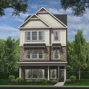 New construction Single-Family house 1651 Mccollum Pkwy, Kennesaw, GA 30144 plan Serenade Unit A - image