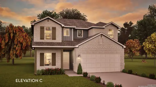 New construction Single-Family house 11614 Cowper Horn, San Antonio, TX 78245 plan Blanco - image