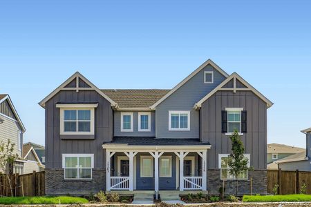 New construction Duplex house 15262 Detroit St, Thornton, CO 80602 plan Vibrant II - image