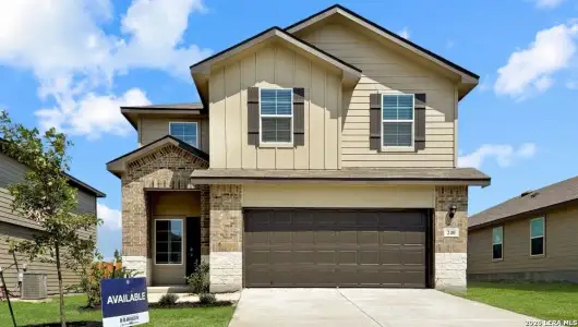 New construction Single-Family house 240 Violet Sylph, San Antonio, TX 78253 plan The Emma - image