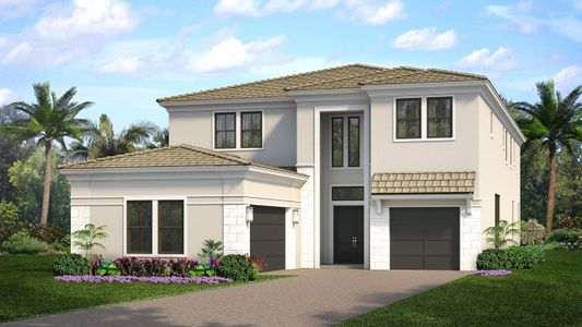 New construction Single-Family house 13353 Artisan Cir, Palm Beach Gardens, FL 33418 plan West - image