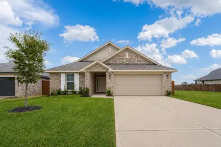 New construction Single-Family house 13905 Seneca Lake Dr, La Marque, TX 77568 plan 1635-C - image